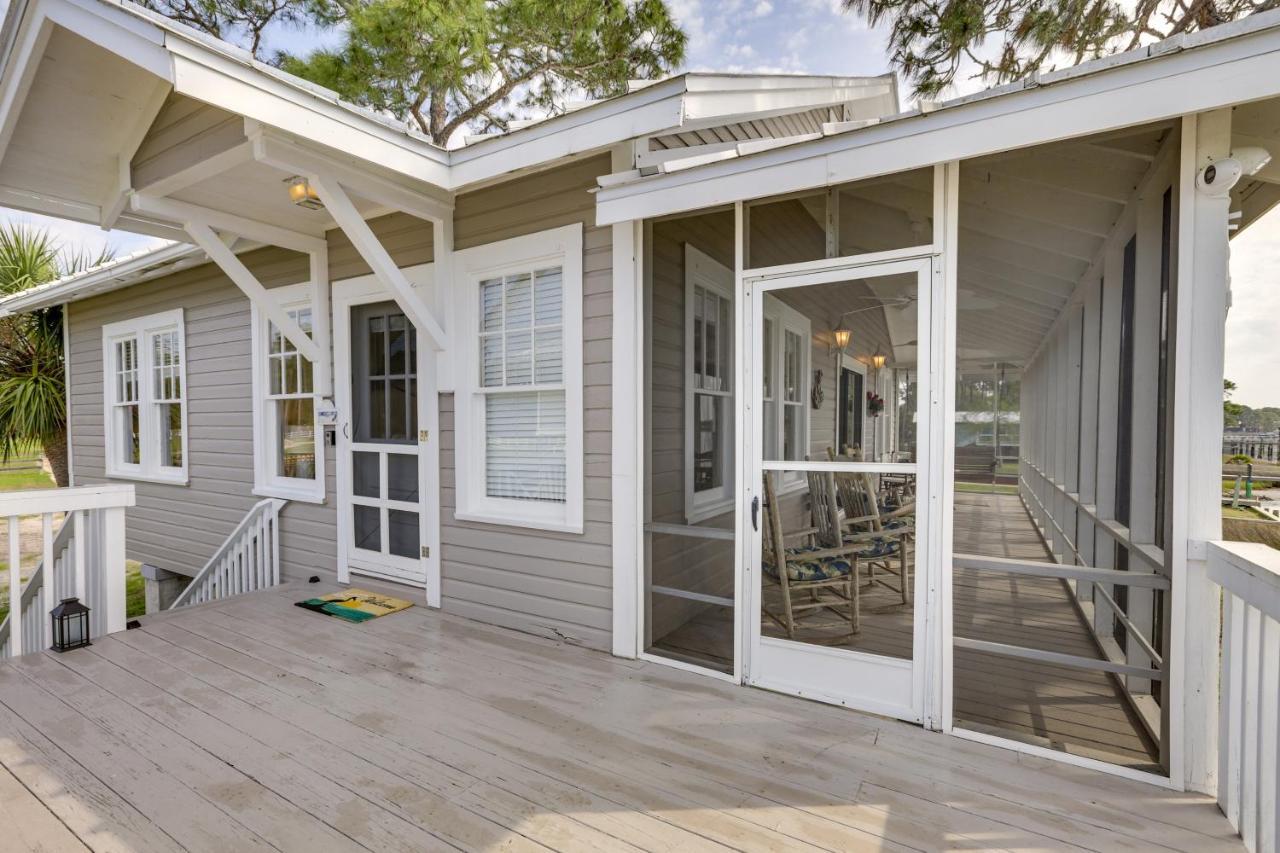 Waterfront Ochlockonee Bay Cottage With Views! Panacea Kültér fotó