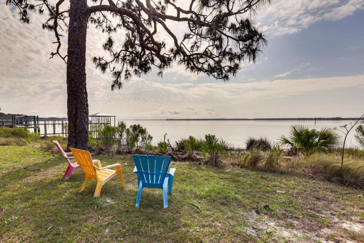 Waterfront Ochlockonee Bay Cottage With Views! Panacea Kültér fotó