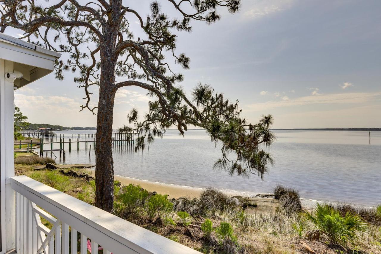 Waterfront Ochlockonee Bay Cottage With Views! Panacea Kültér fotó