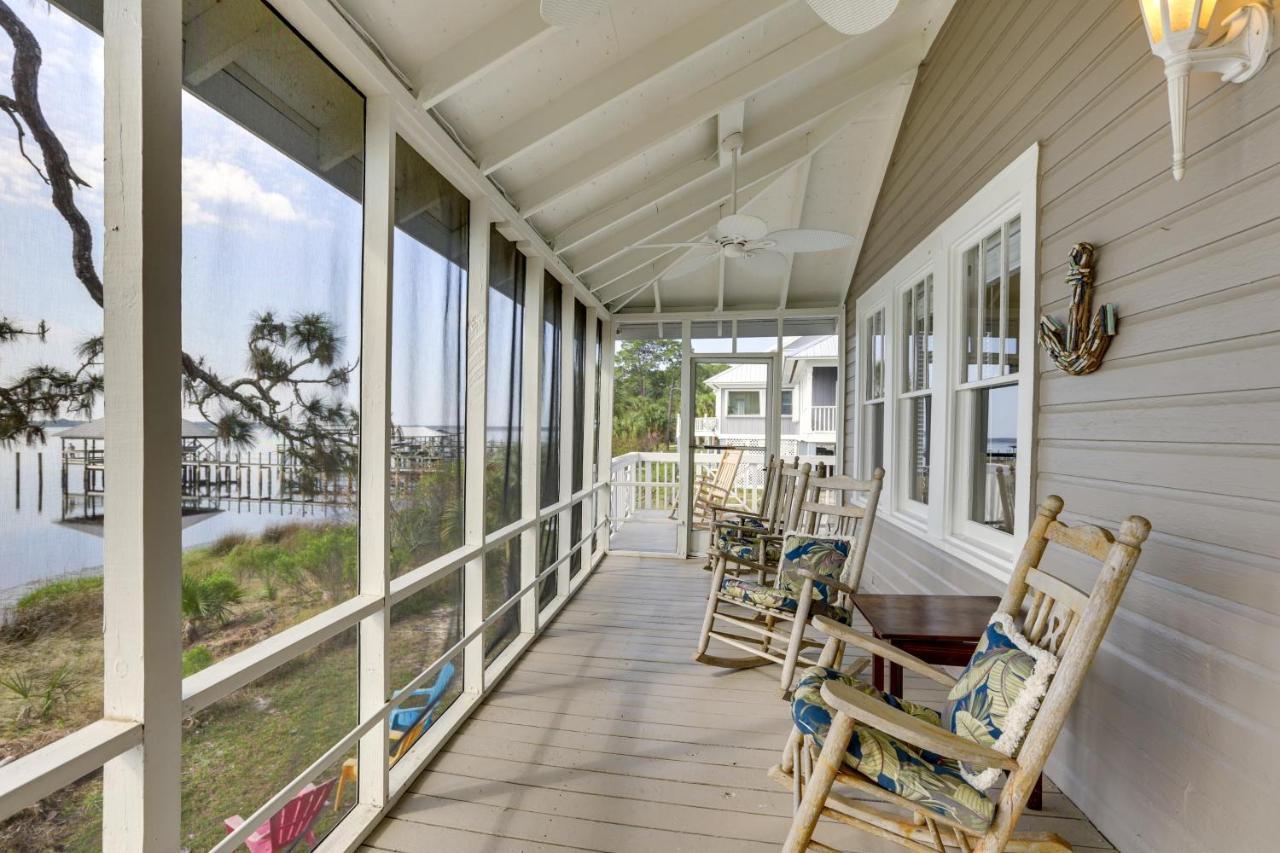 Waterfront Ochlockonee Bay Cottage With Views! Panacea Kültér fotó