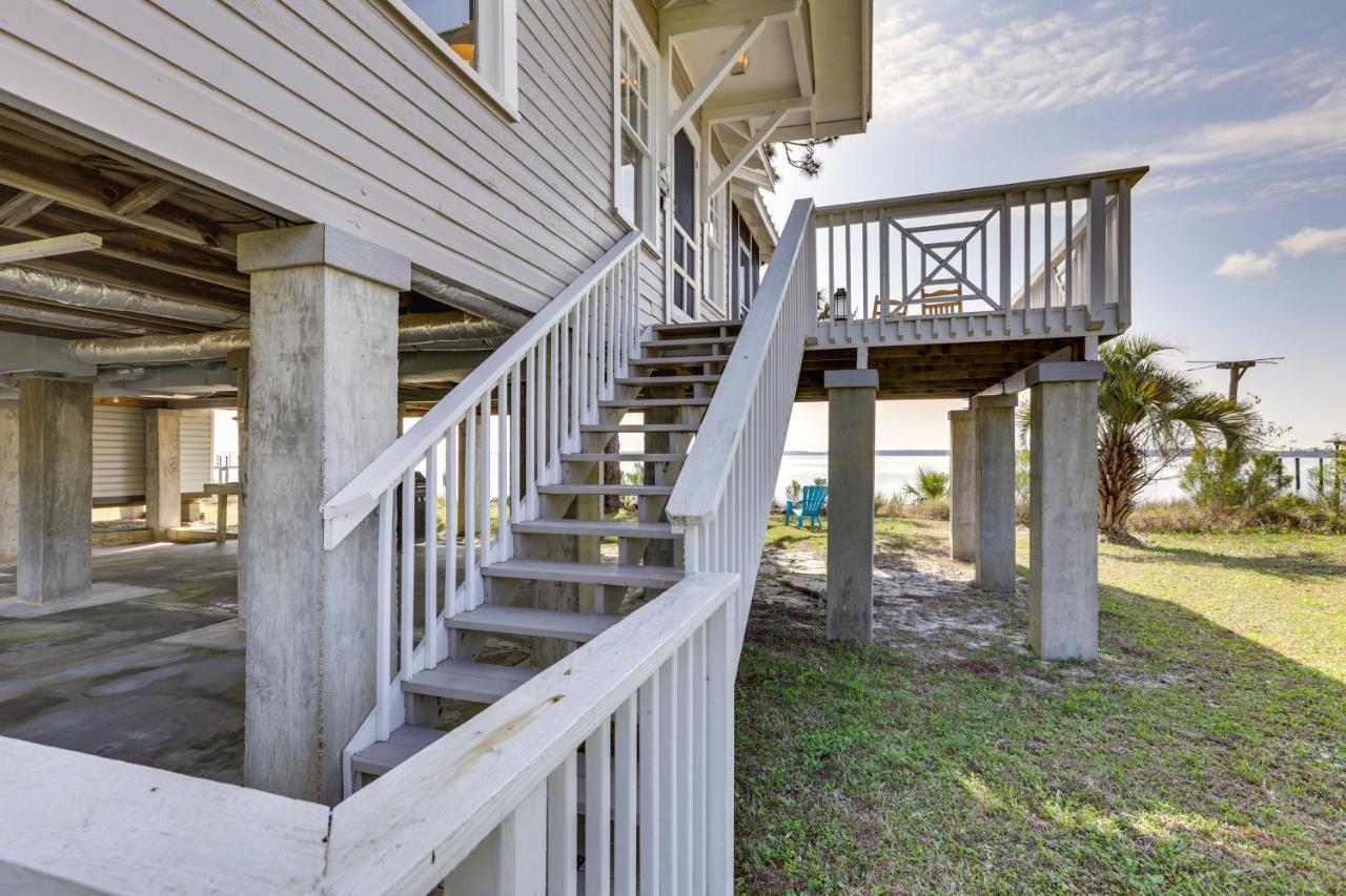 Waterfront Ochlockonee Bay Cottage With Views! Panacea Kültér fotó